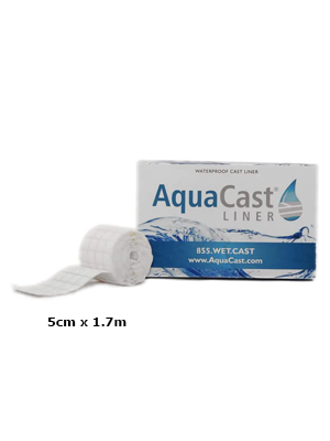 AquaCast® Liner Waterproof Cast Liner – 5cm x 1.7m – Box/12
