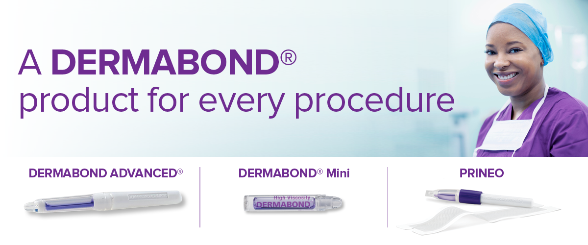 Dermabond brand banner