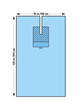 Halyard® EENT Surgical Split Drape - 193x315cm - Ctn/14
