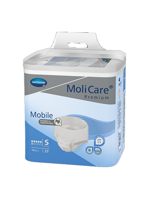 MoliCare® Premium Mobile, Small 60-90cm 6 Drops Unisex - Ctn/4