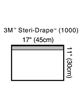 3M™ Steri-Drape™ Small Towel Drape 45 cm x 30 cm Box/10