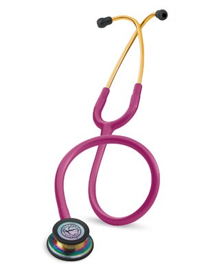 3M Littmann Classic III Stethoscope - Raspberry/Rainbow