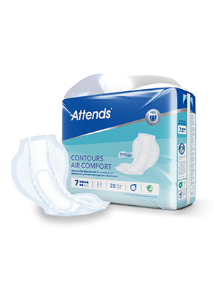 Attends Contours Air Comfort 7 Absorbency - Pkt/28