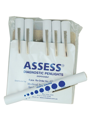 Diagnostic Torch Penlight Assess Disposable