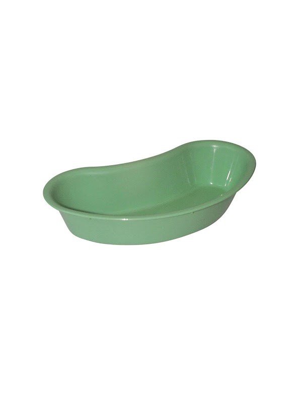 Autoplas Kidney Dish Tray, Green, Recyclable Plastic 255mm 