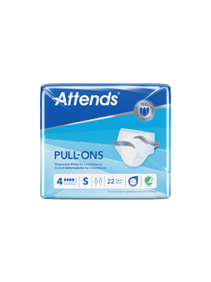 Attends® Pull-Ons, Absorbency Level 4 Small (60-90cm) - Pkt/22