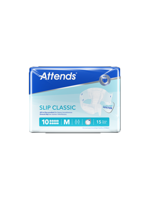 AttendsĀ® Slip Classic 10 Medium - Pkt/15