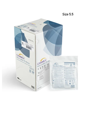 Gammex Non-Latex PI Micro Surgical Gloves Size 5.5