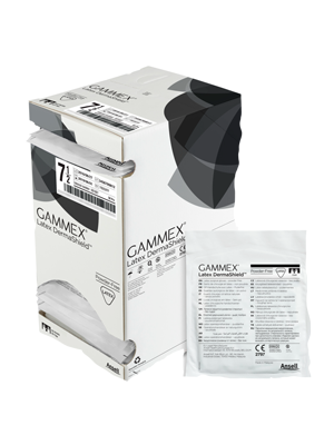 GAMMEX Latex Dermashield Surgical Gloves Size 7.5