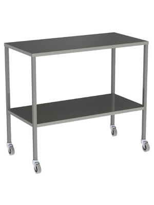 Instrument Trolley No Rail Stainless Steel 900x490x900mm