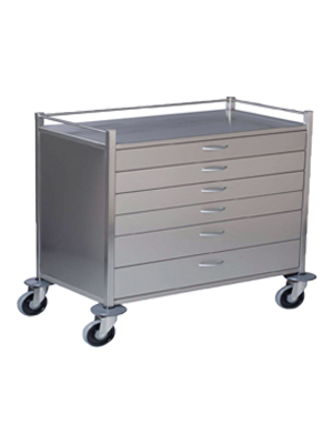 Instrument Trolley Multi Drawer- W900mm 