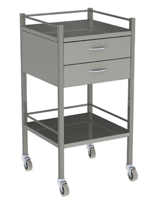2 Drawer Nova Trolley 490 x 490 x 900 mm
