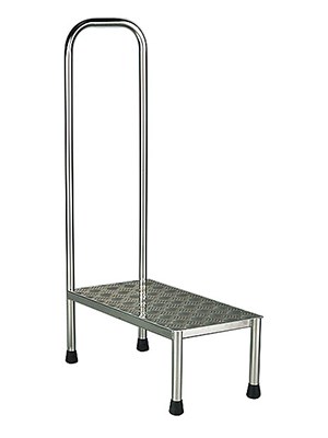 ONE STEP STOOL WITH HAND RAIL