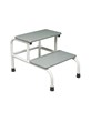 FOOTSTOOL TWO-STEP GREY