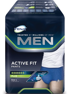TENA Men Active Fit Incontinence Pants (L) - Ctn/2