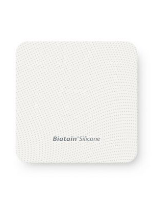 BiatainĀ® Silicone Non-Border Foam Dressing, 10cmx10cm - Box/10