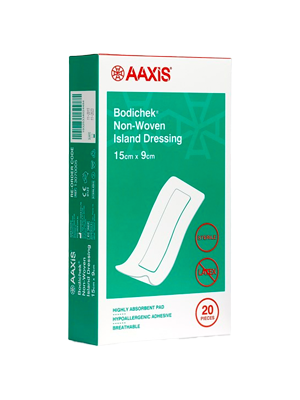 Bodichek® Non-Woven Island Sterile Dressing, 15x9cm - Box/20