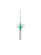 Closed IV Catheter With Safety Shield, Septum And Double Flashback