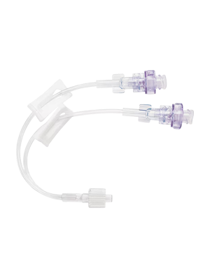 BD Q-Syte Needle-Free Connector with 15cm Extension Set & Spin Nut