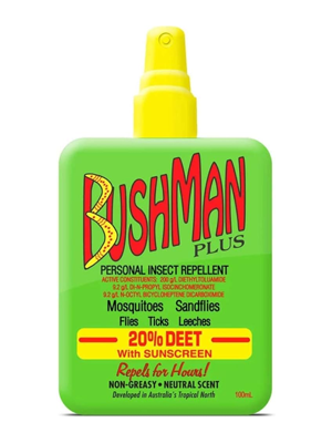 Bushman Plus Pump Spray 20% Deet with Sunscreen 100ml