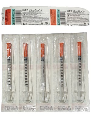 SYRINGE 1ML 30GX8MM ULTRA FINE NEE - Ctn/500