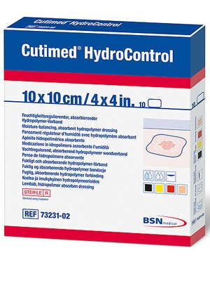 CUTIMED HYDROCONTROL 10x10CM STRL 10's