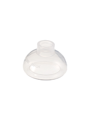 Transparent Silicone Reusable Face mask, Small Child Size 2 - Each