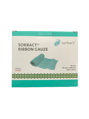 Sorbact Cutimed Ribbon Gauze Sterile 10cm x 200cm