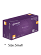 Cyton Purple Nitrile Exam Long Cuff Gloves S