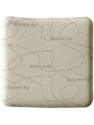 BiatainĀ® AG Non Adhesive Foam Dressing, 5cm x 7cm - Box/5