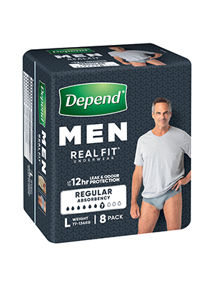 Depend Real Fit Men Underwear Large