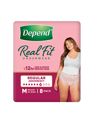 Depends Real Fit Underwear Small Medium