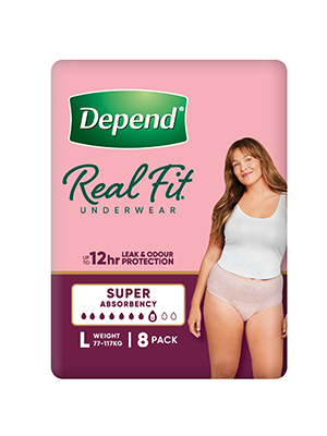 Depend Real Fit Underwear Super Large