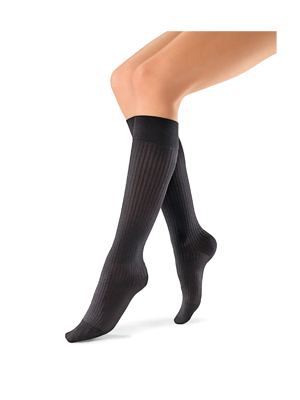 JOBST Activa soSoft 8-15mmHg Closed Toe XLarge Black