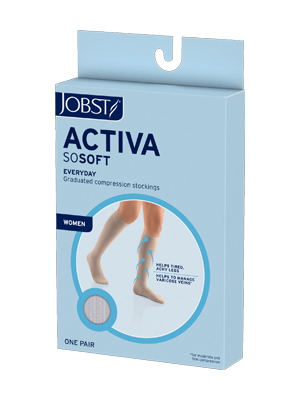 JOBST Activa soSoft 8-15mmHg Closed Toe XLarge Sand