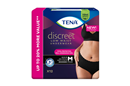 TENA Discreet Low Waist Underwear Incontinence Disposable Black Medium