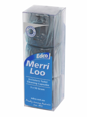 Edco® Merri Loo In-Cistern Toilet Cleaning Capsules - Ctn/12