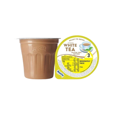 Precise Moderately Thick (IDDSI Level 3) White Tea 175mL Carton/24