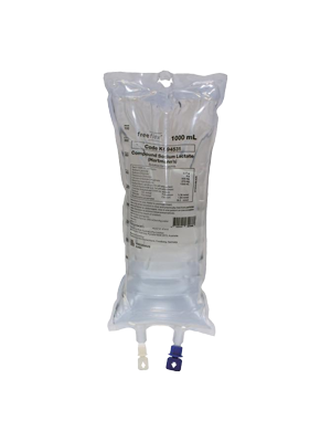 Hartmann's Solution Compound Sodium Lactate, 1L Freeflex bag - Ctn/10