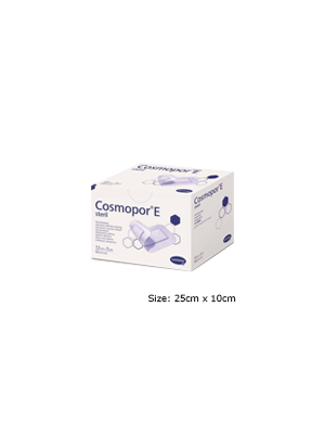 Cosmopor E steril Absorbent Wound Dressing Sterile 25cm x 10cm - Box/25