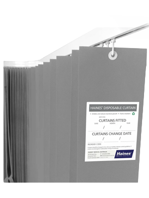 Curtain Disp 4.5x2m Grey Haines