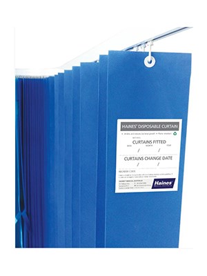 Haines® Disposable Curtains Antimicrobial 7.5m x 2m - Ctn/5