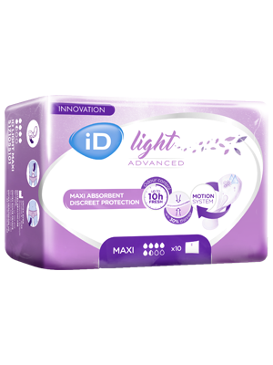 iD Light Maxi Pads - Pkt/10