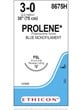 PROLENE* Polypropylene Sutures Blue 75cm 3-0 FSL 30mm - Box/36