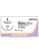 Coated VICRYL* Plus Suture Antibacterial Violet 1 90cm - Box/36