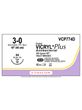 Coated VICRYL Plus Antibacterial Sutures Violet 45cm 3-0 SH - Box/12