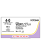 Coated VICRYL* Plus Antibacterial Sutures Violet 70cm 4-0 - Box/36