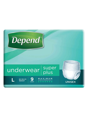 Depend® Super Plus Underwear (Large) 9x4