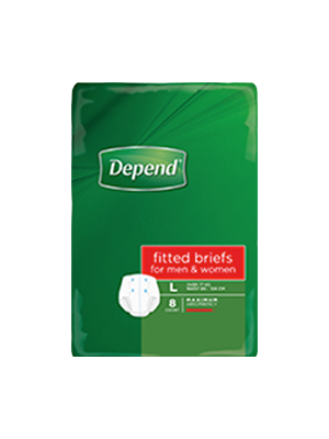 DependĀ® Briefs Normal (Large) - Ctn/8