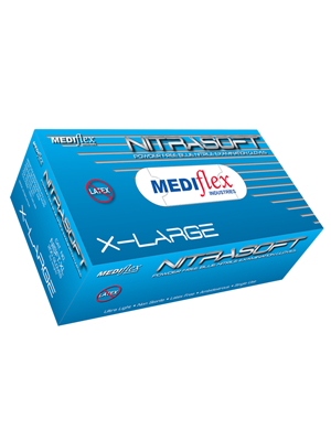 Gloves Mediflex Nitrasoft X-Large 200s